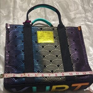 Kurt Geiger Multicolor Wave Pattern Tote